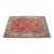 Karastan Ashara 100% Wool Red Agra Acanthus Palmette 549 Area Rug Carpet 6' X 9' For Sale