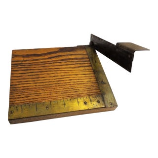 Antique Paper or Photograph Trimming Board For Sale