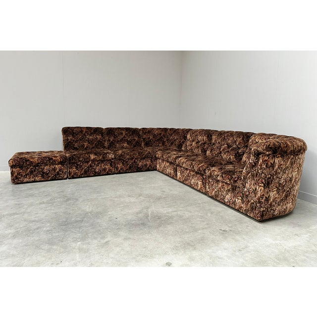 Mid-Century Modern Vintage Modular Sofa by Laauser, 1970s, Set of 7 For Sale - Image 3 of 18
