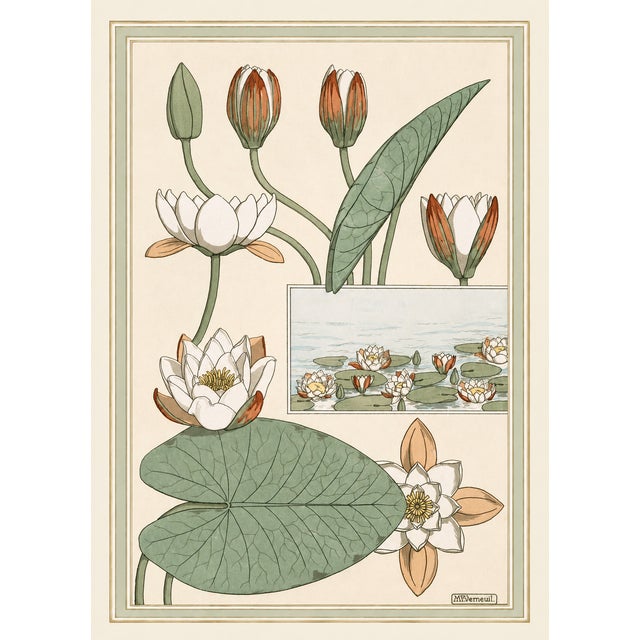 Atelier Aria Lumae Eugene Grasset Maurice Pillard Verneuil Art Nouveau Botanical Specimen Grid Board Print 60 X 40 For Sale - Image 9 of 17