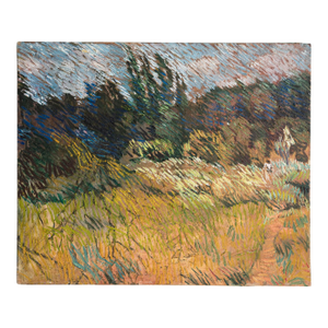 Vintage Expressionist Landscape, Original Oil Painting by Leonard Bennetts, C. 1970s