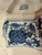 Blue & White Chinoiserie Porcelain Cachepot / Decorative Planter – 9” Square Floral Motif For Sale - Image 4 of 5