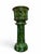 A striking and exceptionally well-preserved Arts & Crafts period majolica jardiniere and pedestal set, manufactured by the...