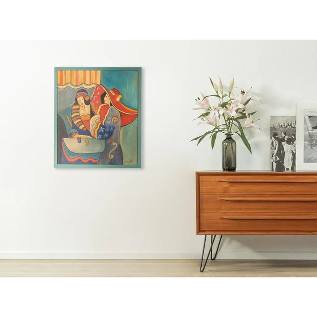 Mid-Century Modern Expressionist Painting by Sara Hill For Sale - Image 3 of 10