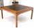 Square Oiled Walnut Faux Slate Top Coffee Table For Sale - Image 6 of 10
