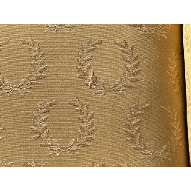 Pair of Vintage Mid Century Fireside Elongated Wingback Chairs For Sale - Image 10 of 11