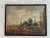 For your consideration: Bucolic antique oil on canvas landscape, well executed. Possibly 19th C European school. It has...