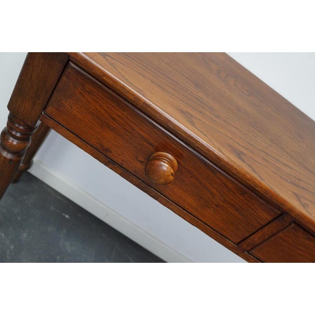 Victorian English Side Table in Oak, 1800s For Sale - Image 12 of 18