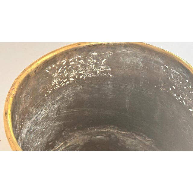 African Plant Stand in Brass For Sale - Image 11 of 13