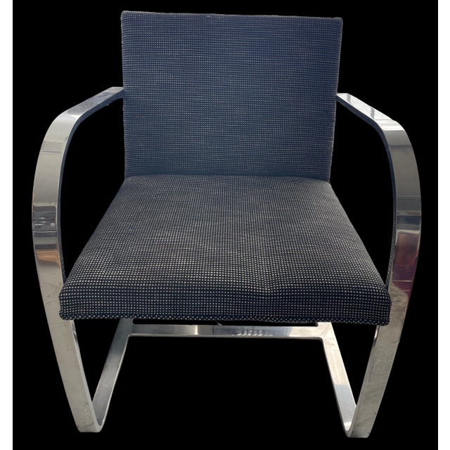 Mid-Century Modern Brno Chairs by Mies Van Der Rohe From Knoll (Unsigned) For Sale - Image 3 of 3
