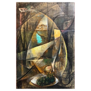 Vivaldo Martini, Chianti, Oil on Canvas For Sale