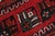 Shabby Chic Persian Red/Black Wool Rug - 6'5'' X 9'7'' For Sale In New York - Image 6 of 10