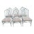 Vintage Henry Link for Lexington Rattan Cathedral Dining Chairs - Set of 6 For Sale