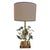 Metal Sputnik Table Lamp with Blue Murano Butterflies, 1970s For Sale - Image 7 of 7