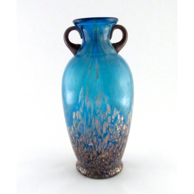 Modern Dale Tiffany Milano Favril Amphora Blue Vase Chairish