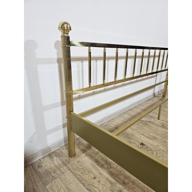 Vintage Brass Bed Frame For Sale - Image 4 of 15