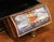 Set of Four Vintage Hand-Painted Wooden Treasure Boxes With Maritime Scenes For Sale - Image 9 of 13
