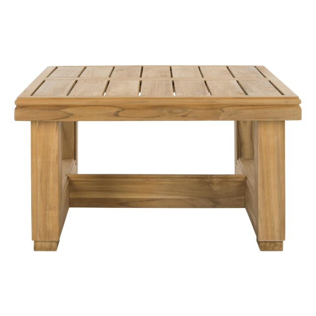 Montford End Table - Natural Teak For Sale