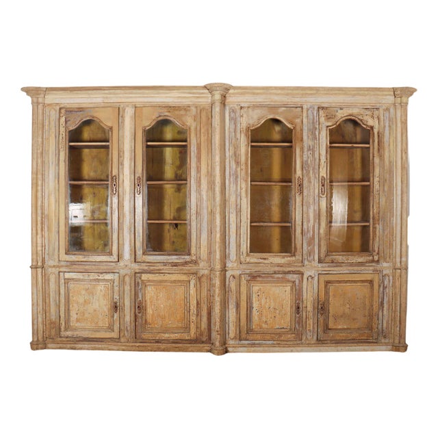 Large French Library Bookcase For Sale