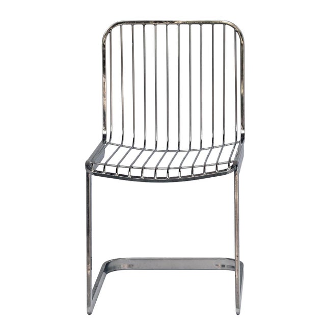 Set of 3, MCM Chrome Chairs For Sale - Image 11 of 15