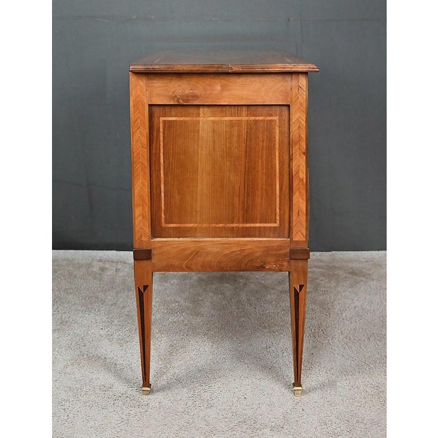 Louis XVI Style Marquetry Commode, 1900s For Sale - Image 10 of 18
