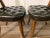 Mid-Century Modern Black Tufted Chairs - a Pair For Sale - Image 4 of 12