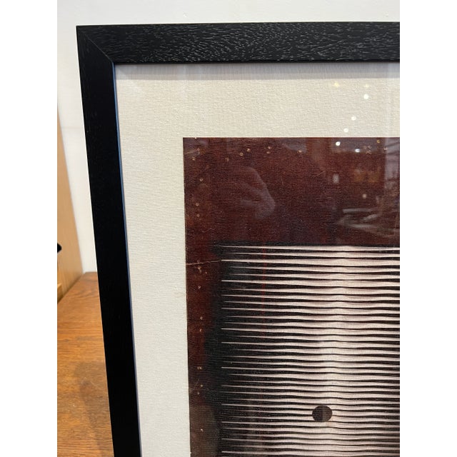 Wood Vintage Woven Abaca Textile Art For Sale - Image 7 of 12