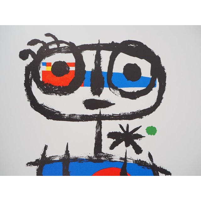 Joan Miro, Imaginary Boy, Signed Lithograph For Sale - Image 6 of 7
