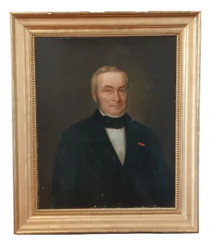 Néant, Portrait of a Decorated Gentleman (Legion of Honour), 1850, Oil Painting, Framed