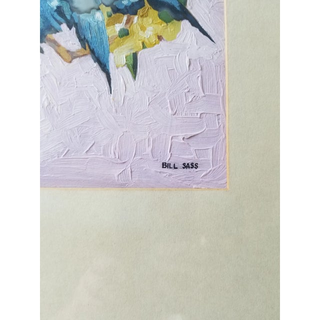 Mid 20th Century Parrot Painting by Bill Sass For Sale In San Antonio - Image 6 of 8