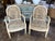 French Late 18th Century Pair of Louis XVI Style Fauteuil Chairs For Sale - Image 3 of 7