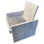 2010s Andrianna Shamaris Minimalist White Washed Spa Chair For Sale - Image 5 of 18