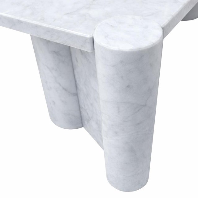 1960s Jumbo Marble Coffee Table attributed to Gae Aulenti for Knoll, 1960s For Sale - Image 5 of 10
