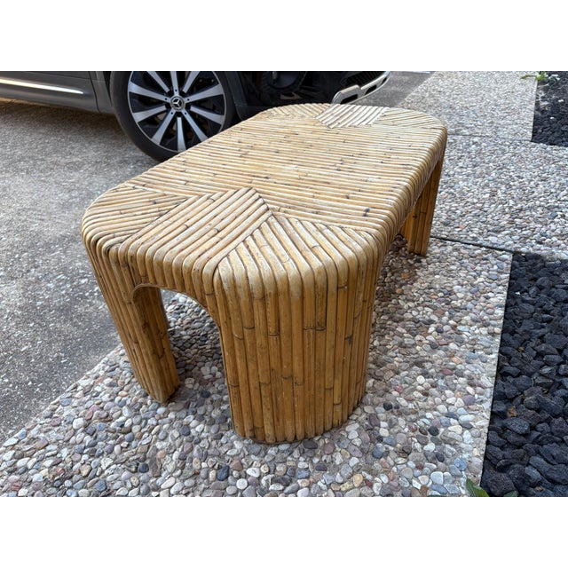 1960s Mid-Century Bamboo Cocktail Table For Sale - Image 10 of 11