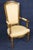20th C Pair of Tall Back Impressive Louis XVI Style Armchairs For Sale - Image 10 of 13