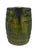 Mid 20th Century Mid 20th Century Retro Green Yellow Ware Pottery Stoneware Barrel 8” Pitcher For Sale - Image 5 of 12