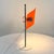 Space Age Adjustable Orange Desk Lamp, 1970s For Sale - Image 3 of 9