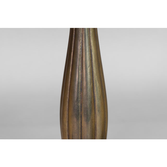 Metal Antique Brass Table Lamp, 1890s For Sale - Image 7 of 9