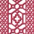 Modern Schumacher Zanzibar Trellis Wallpaper in Laquer Red For Sale - Image 3 of 4