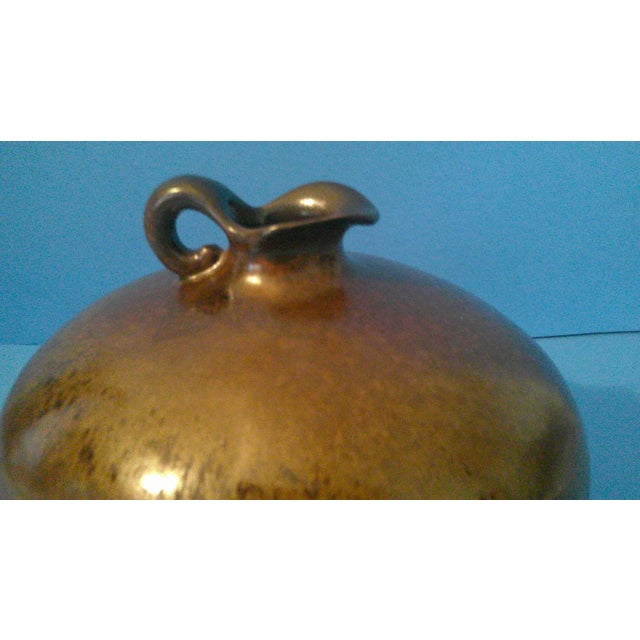 Early 20th Century Vase/Jar/Pitcher Monochromatic Minimalist Aesthetic Style Earthenware Signed For Sale - Image 4 of 9