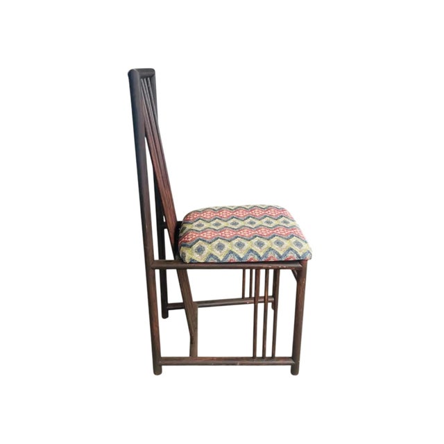1980s Vintage A. Sibau Italian Dining Chairs- Set of 8 For Sale - Image 4 of 6