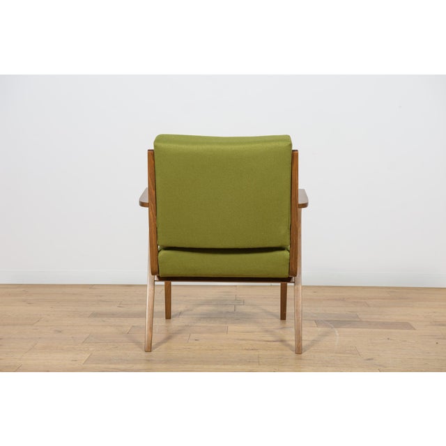 Wood Armchair by Selman Selmanagic for Veb Deutsche Werkstätten Hellerau, Germany, 1950s For Sale - Image 7 of 16