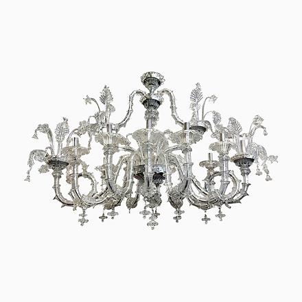 1980s 12-Light Rezzonico Chandelier, 1980s For Sale - Image 5 of 5