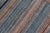 Brown and Blue Flat-Weave Hand Woven Kilim by Keivan Woven Arts, 9x12'4 For Sale - Image 12 of 13