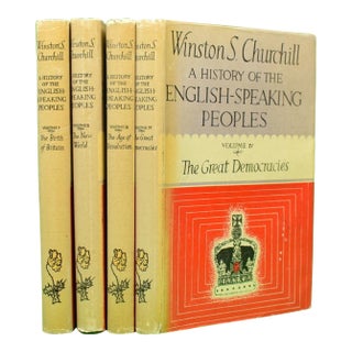 "A History of the English-Speaking Peoples: 4 Volume Set" 1958 Churchill, Winston S For Sale