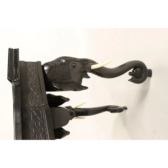1980s Anglo-Indian Gampel Stoll Elephant Table For Sale - Image 5 of 8
