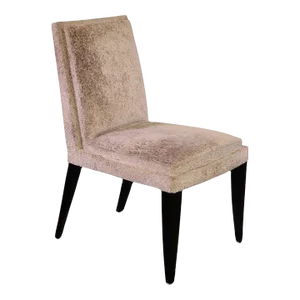 1990s Dakota Jackson Transitional Velvet "Jio" Side Chair