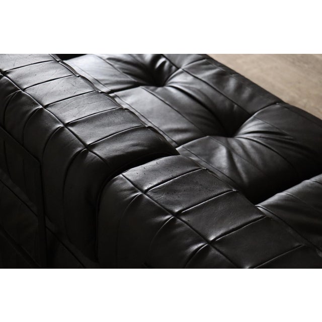DS-88 Modular Sofa in Dark Brown Patchwork Leather from de Sede, Switzerland, 1970s, Set of 5 For Sale - Image 13 of 14