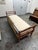 Brown Rustic Wood Daybed Bench + Cushion, Vintage For Sale - Image 8 of 12