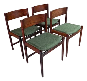 1950s set of 4 Attributed to Kurt Ostervig Rosewood Dining Chairs by Sibast - 102543